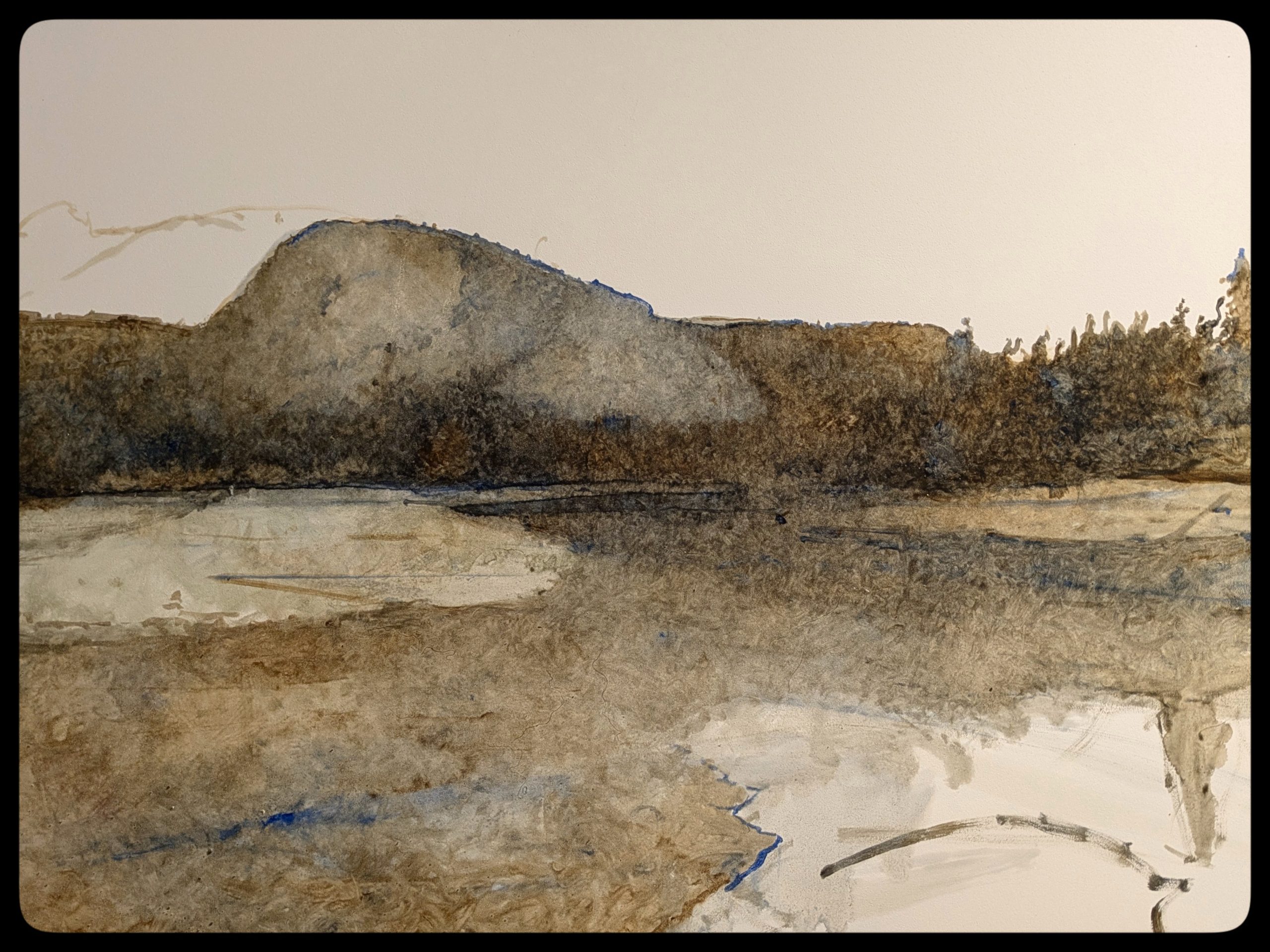 Satterlee Field 18 x 24 WIP