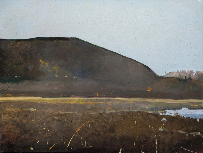 12x16 Winter Great Meadow by Robert Pollien